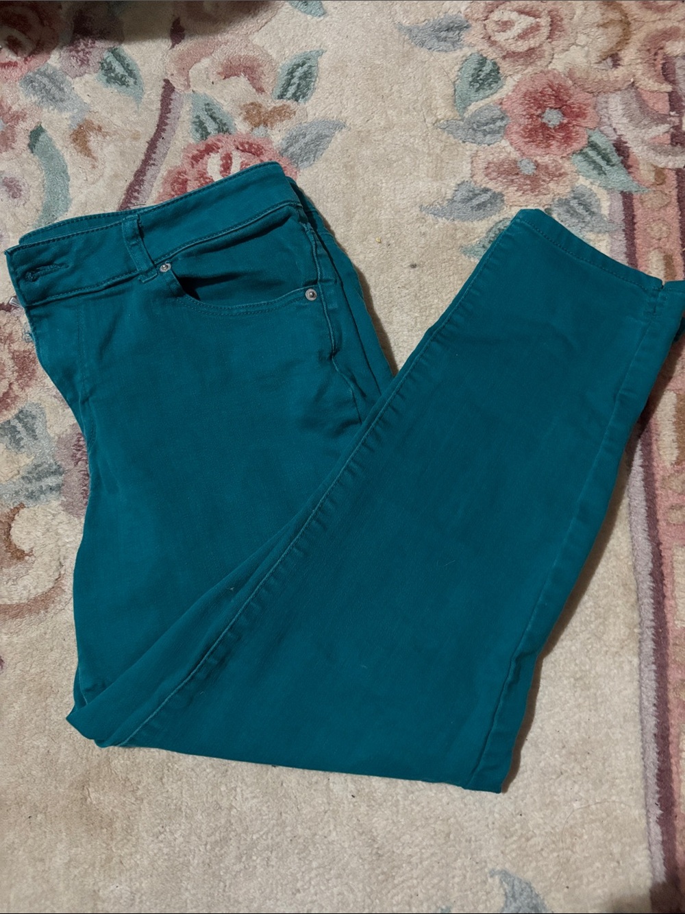 Westport Teal Skinny Jeans - Stretchy Slim Fit